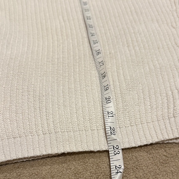 Express White Sweater with Studded Shoulders​ - Picture 7 of 9